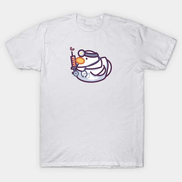 Doctor? Ducktor! T-Shirt by Meil Can